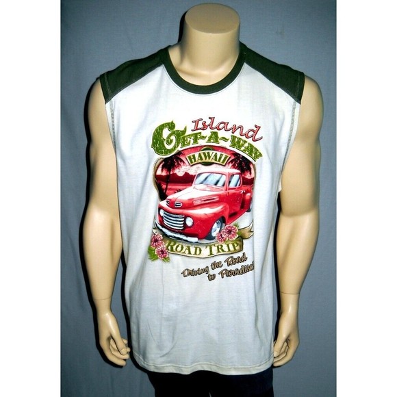 Kohls | Shirts | Island Getaway Tank Top Mens Sizes Hawaii Sleeveless  Tshirt Muscle Shirt | Poshmark